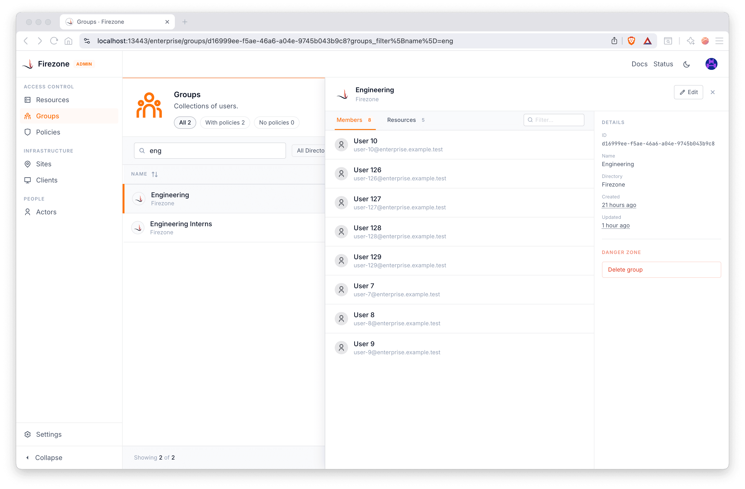 Group Show Panel - Members